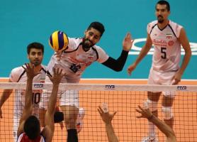 تیم ملی والیبال ایران در صدر جدول در بلغارستان