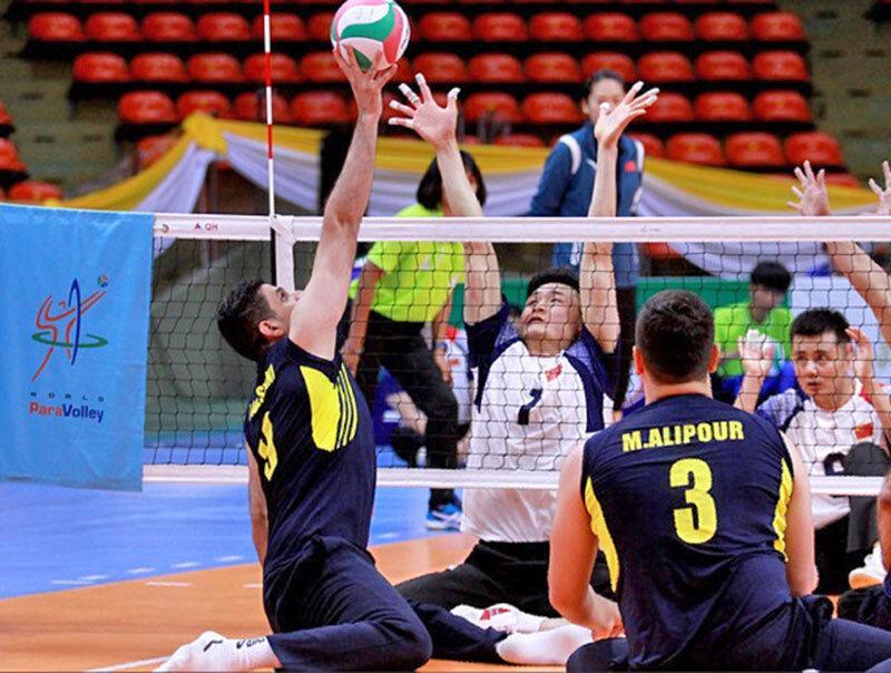 والیبال نشسته قهرمانی آسیا و اقیانوسیه؛ عبور ایران از دیوار چین