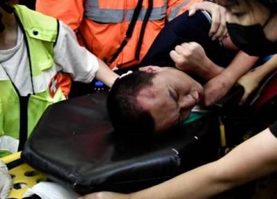 آشوبگران در هنگ کنگ خبرنگار چینی را گروگان گرفتند و کتک زدند