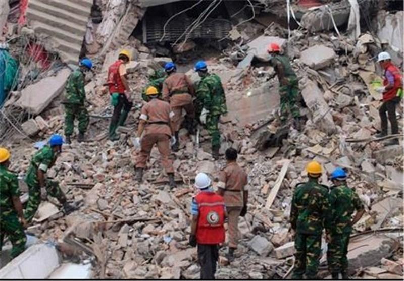 آمار تلفات فروریختن ساختمان بنگلادش از مرز 700 نفر گذشت