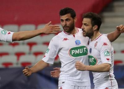 جام حذفی فرانسه، صعود موناکو به مرحله یک هشتم نهایی از خانه نیس