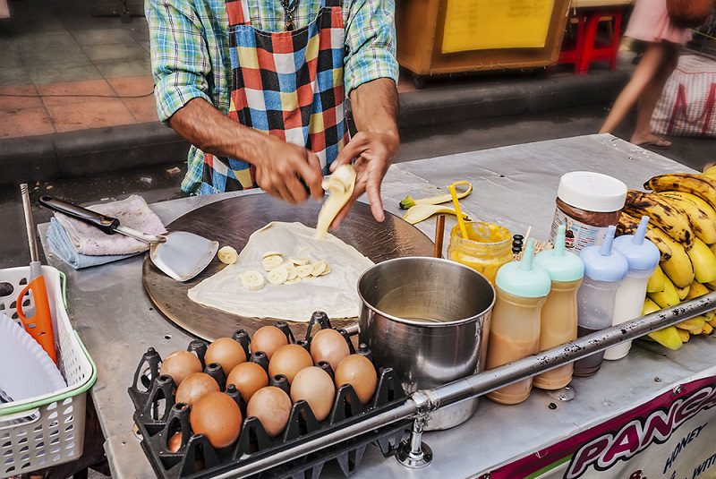 Banana Pancakes 5 غذای عالی تایلندی